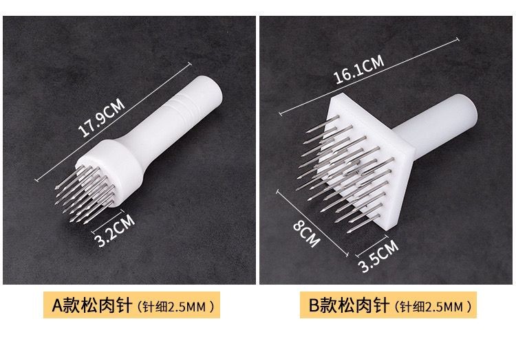 Stainless steel kitchen pork belly tool, meat tenderizer, roast meat ...