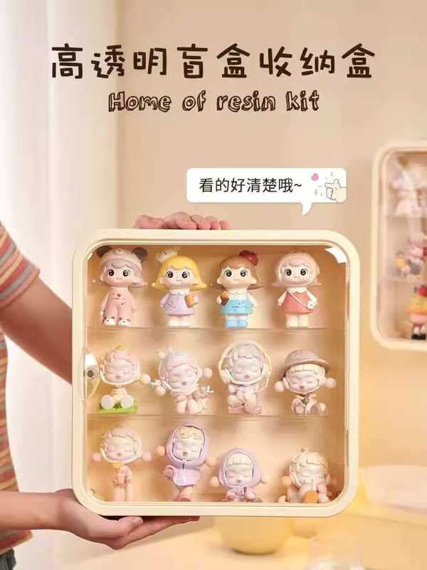 Blind box storage display rack wall mounted bubble mat display box ...