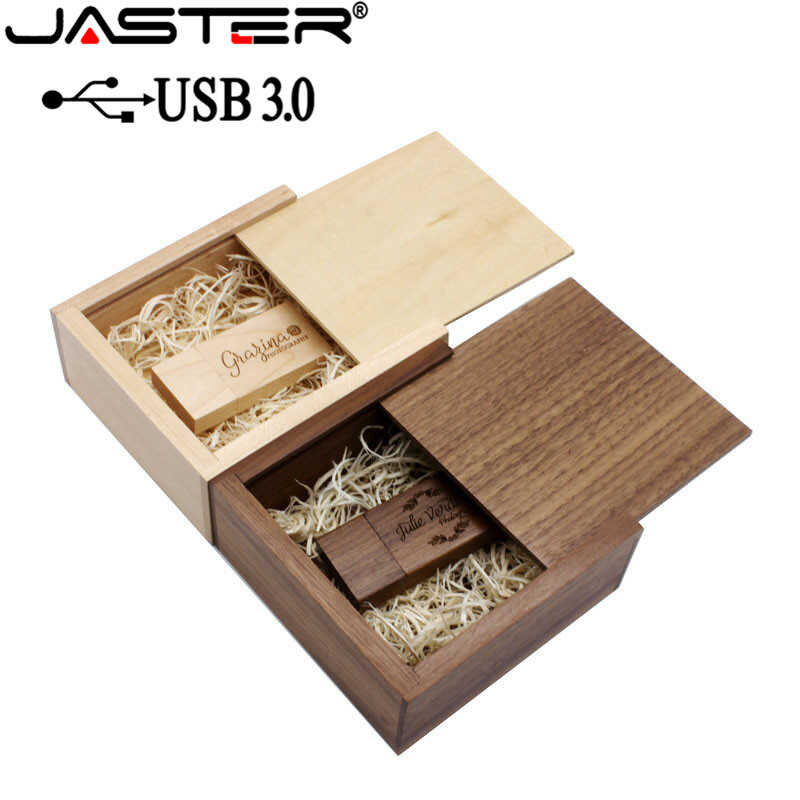 USB JASTER 3.0 maple wood Photo Album usb+Box usb flash drive Pendrive ...