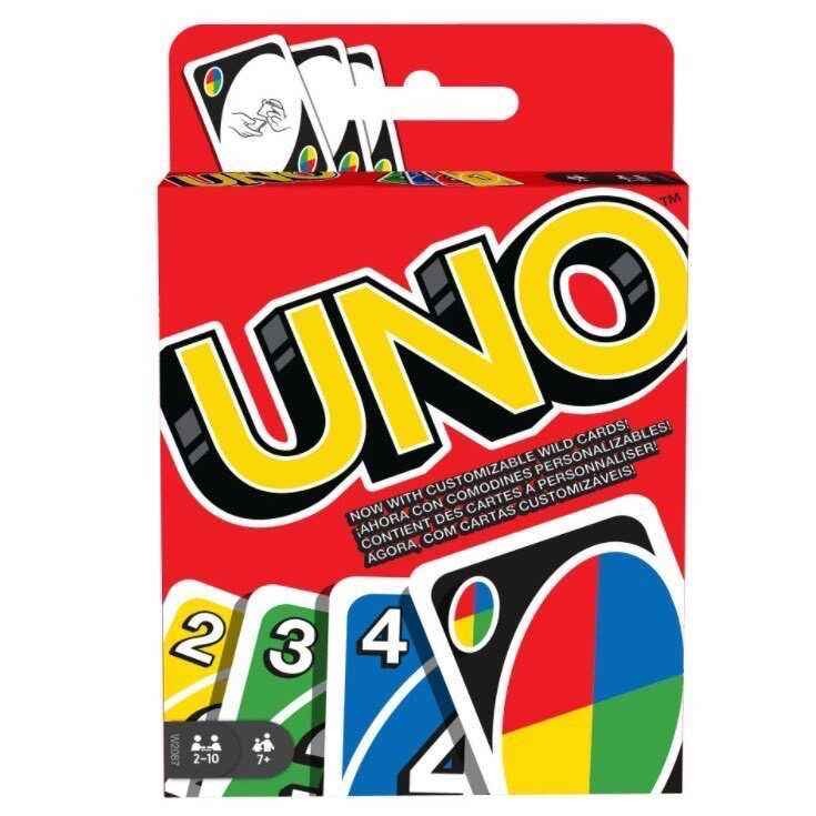 Genuine MATTEL UNO Game Card Board Game MGM03674 Card Basic Deck ...