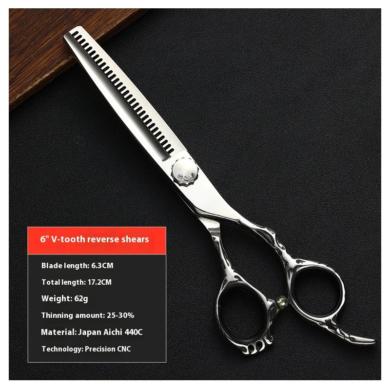 Japan440C Steel Professional Hair Scissors 6.0-Inch Salon Hairdresser ...