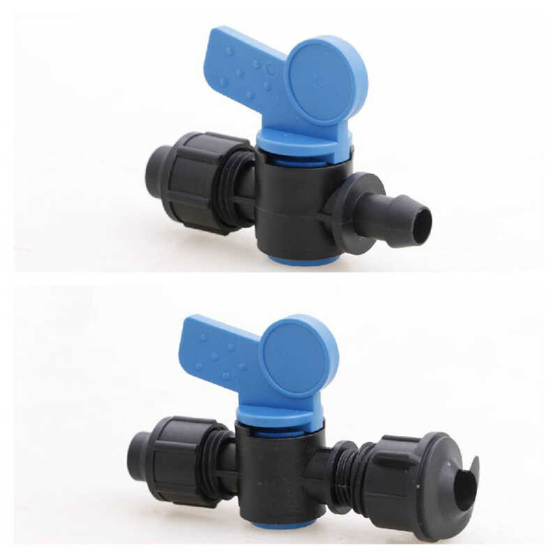 PE Quick Connect Lock Nut Bypass Valve Micro Spray Belt Drip Irrigation ...