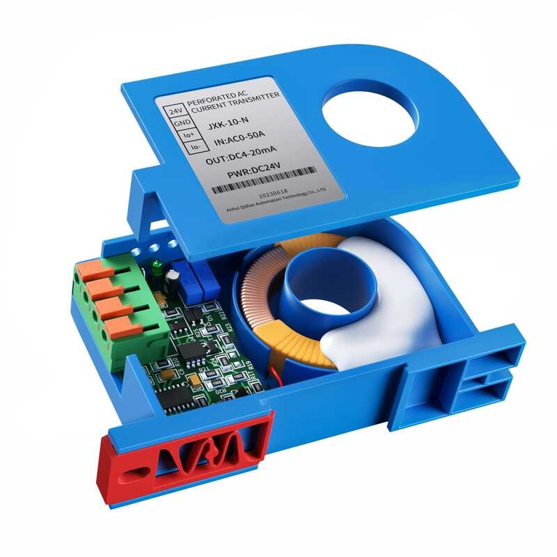 DC Hall Sensor Transmitt Output 4-20mA 0-5V Analog Signal 0-150A Input ...