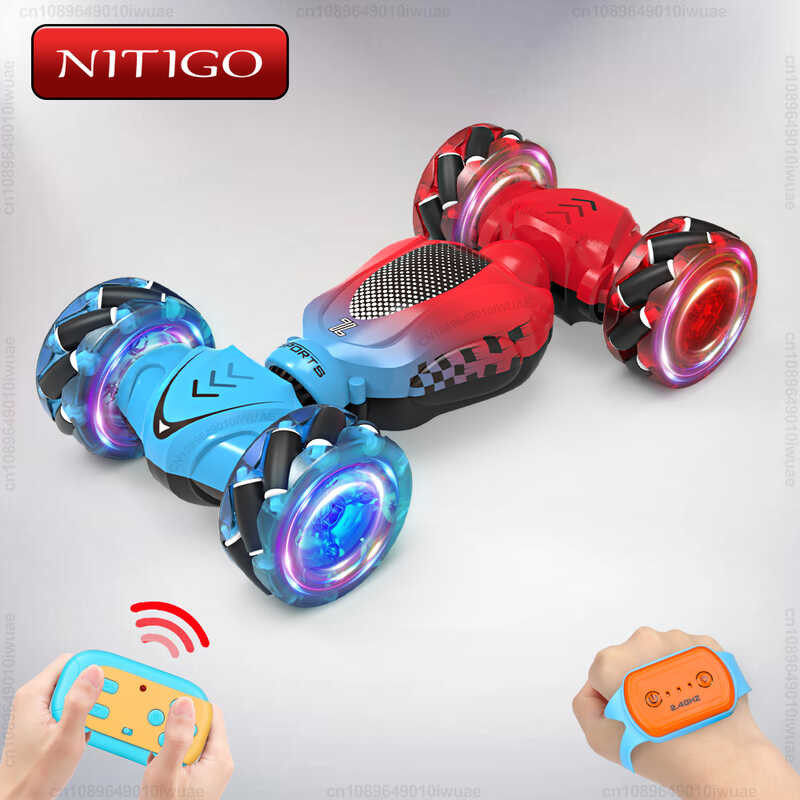 2C Remote Control 2.4G Gesture Sensing Four-Wheel Drive High-Speed Off ...