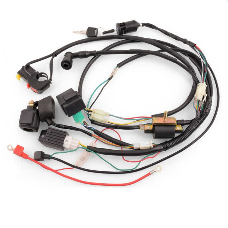 Motorcycles 2 Universal 3E7 50 70 90 110Cc CDI Wire Harness Assembly ...