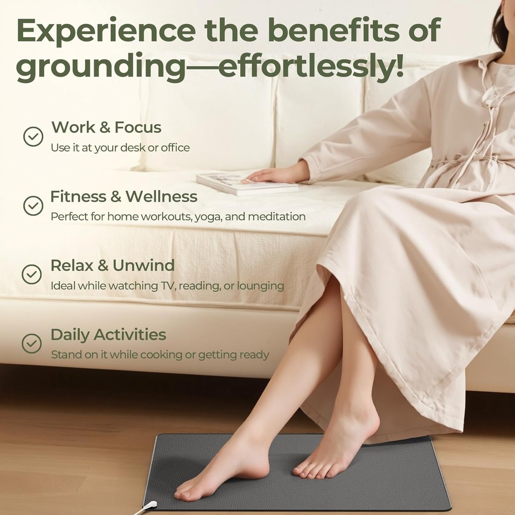 Grounding Mat Benefit Earth Grounding Therapy with Alternative ...