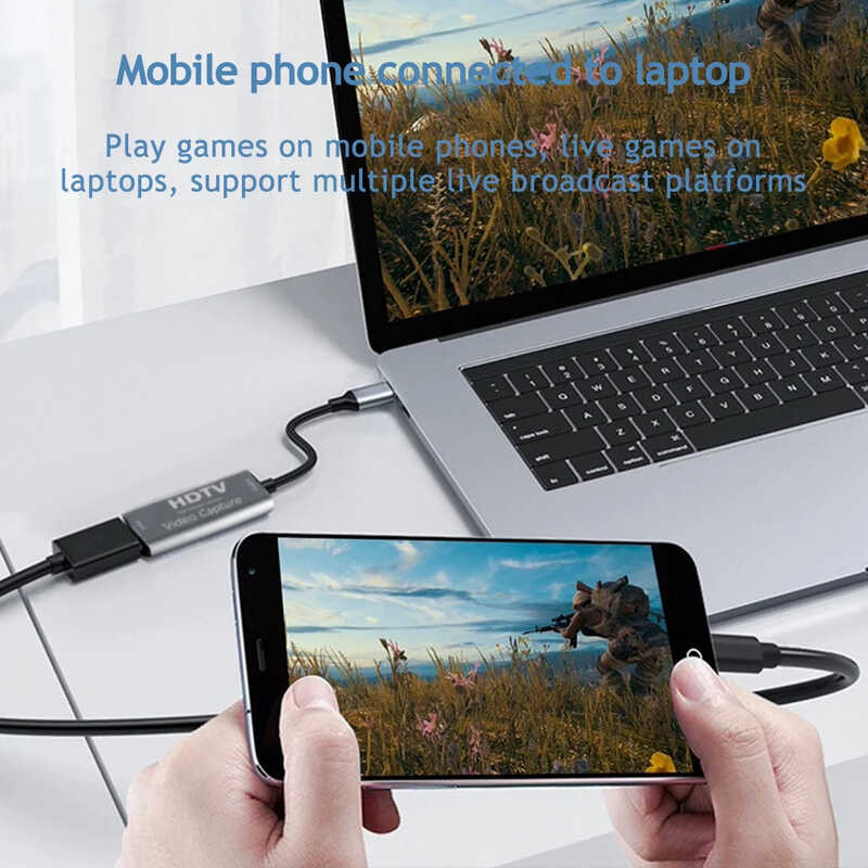 3.0 USB Video Capture Card 4K 60Hz Hdmi-Compatible To Usb/Type-C Game ...