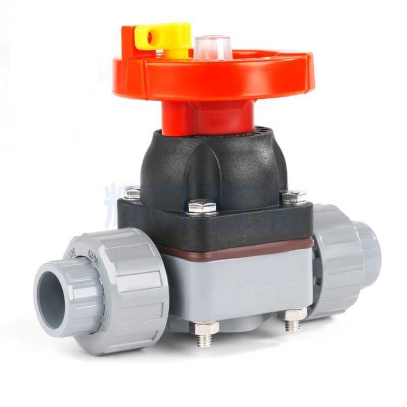 CPVC Articulated Diaphragm Valve, PVC Dual Flow Control Valve, Plastic ...