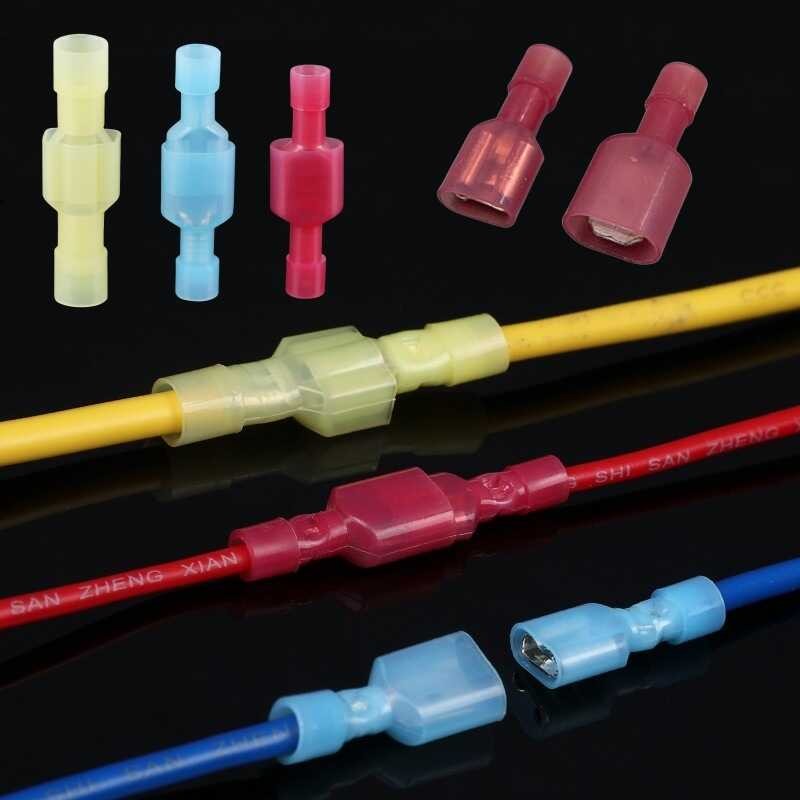 Nylon spring plug, male and female docking terminals, quick wiring ...