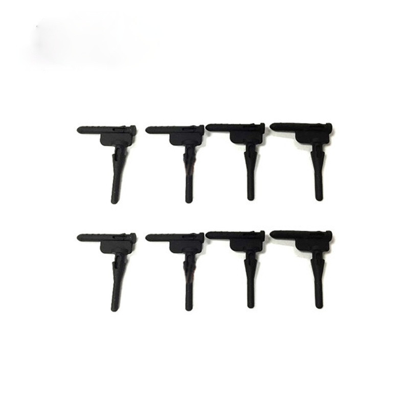 50-Pack Soft Silicone Anti-Vibration Fan Screws - Rubber Mounting Pins For PC Case Fans & CPU Coolers (Black)