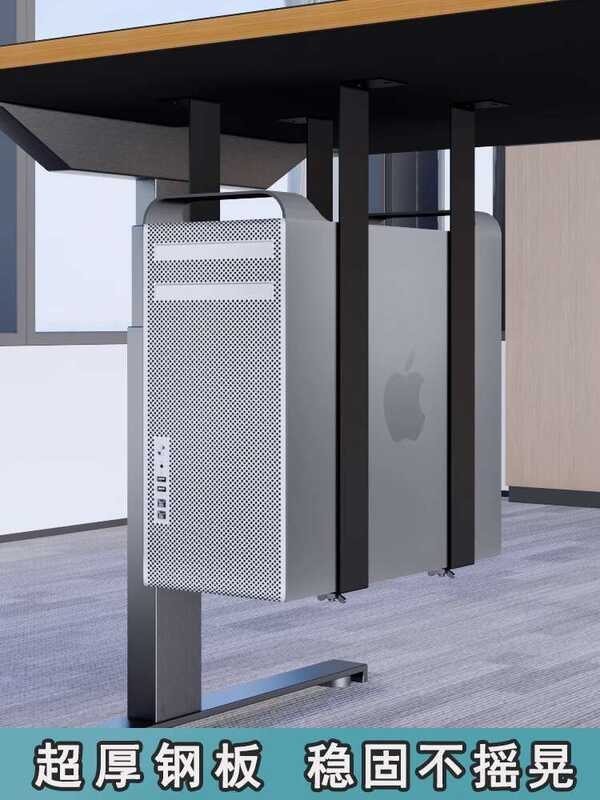 Host computer desk, host desktop hanging under table suspect chassis ...