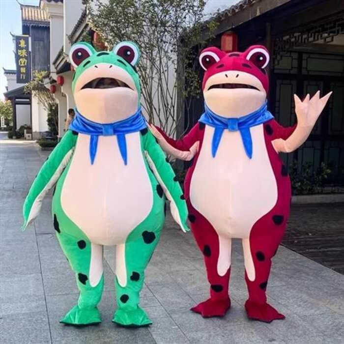 Tt Of Inflatable Fan, Internet Celebrity Frog Bear Cartoon Toad Spirit ...