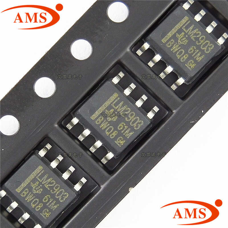 LM2903DR LM2903 SOP-8 SMT Low Power Dual Voltage Comparison Amplifier ...