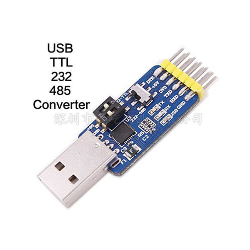Six in one multifunctional serial port module CP2102 USB to TTL 485 232 ...