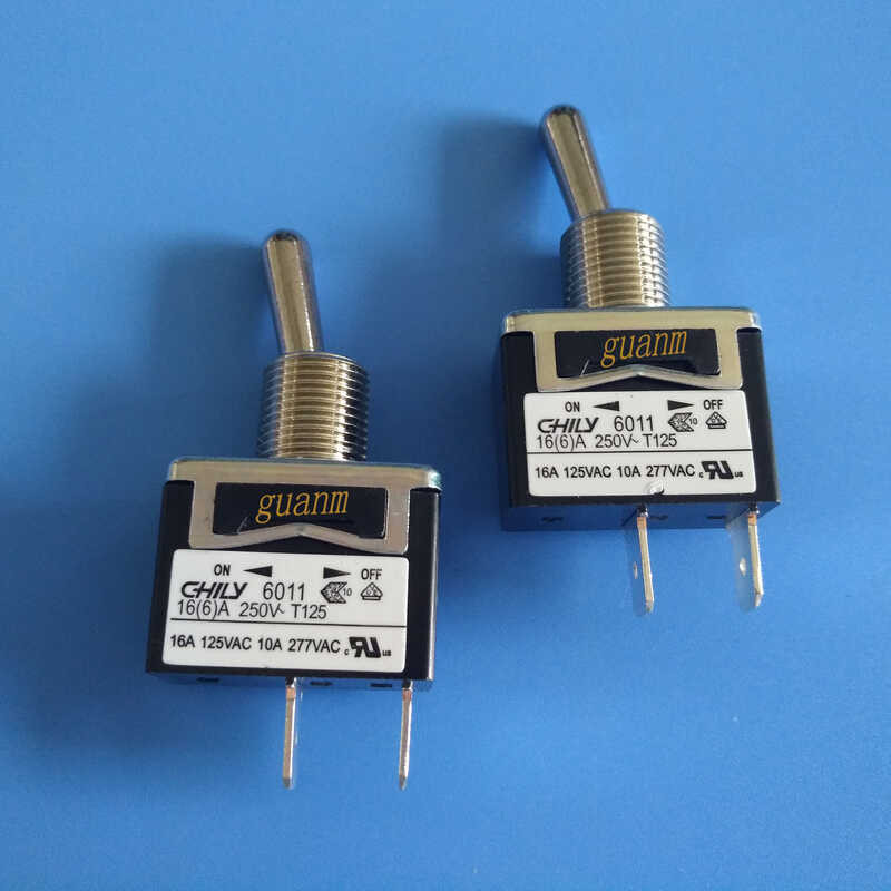 6011 toggle switch toggle switch waist hip switch two pin two gear ON ...