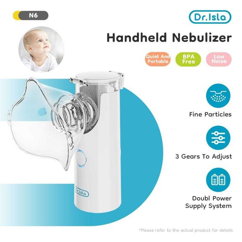 Dr.Isla Nebulizer Portable Hine For Adult Kids Handheld Asthma Inhaler ...