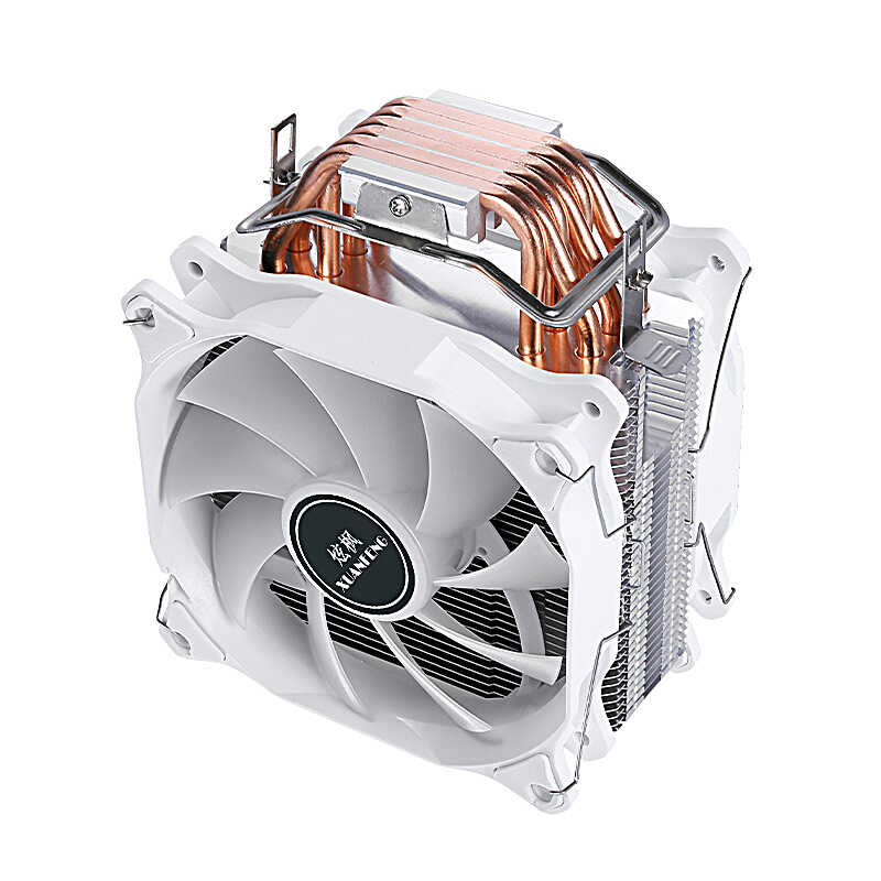PC 120mm Radiator Air-cooled 4/6 Tower style Heat Pipe CPU Cooler Fan ...
