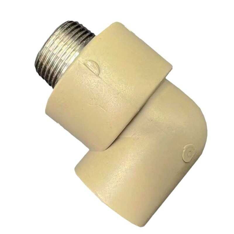 Union 20-75mm white plastic gray PPR external thread elbow 3 | Shopee ...