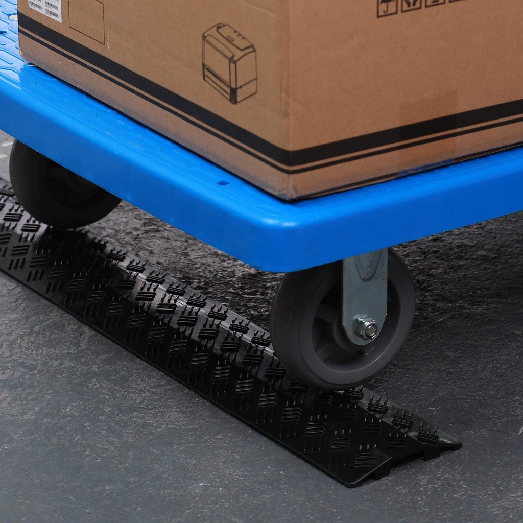 PVC Cable Ramp Floor Cable Cover 100x13x2cm | Shopee Philippines