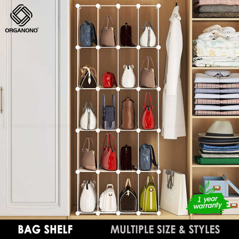 Organono DIY Partition Bag Shelf Customizable Storage Cabinet Layer ...