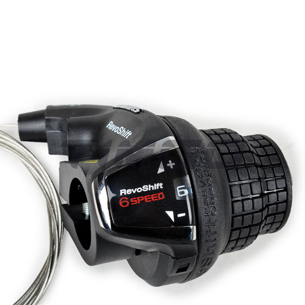 Shimano RevoShift SL-RS35 Twist Grip Shifter - 6 Speed, Mountain Bike, Black