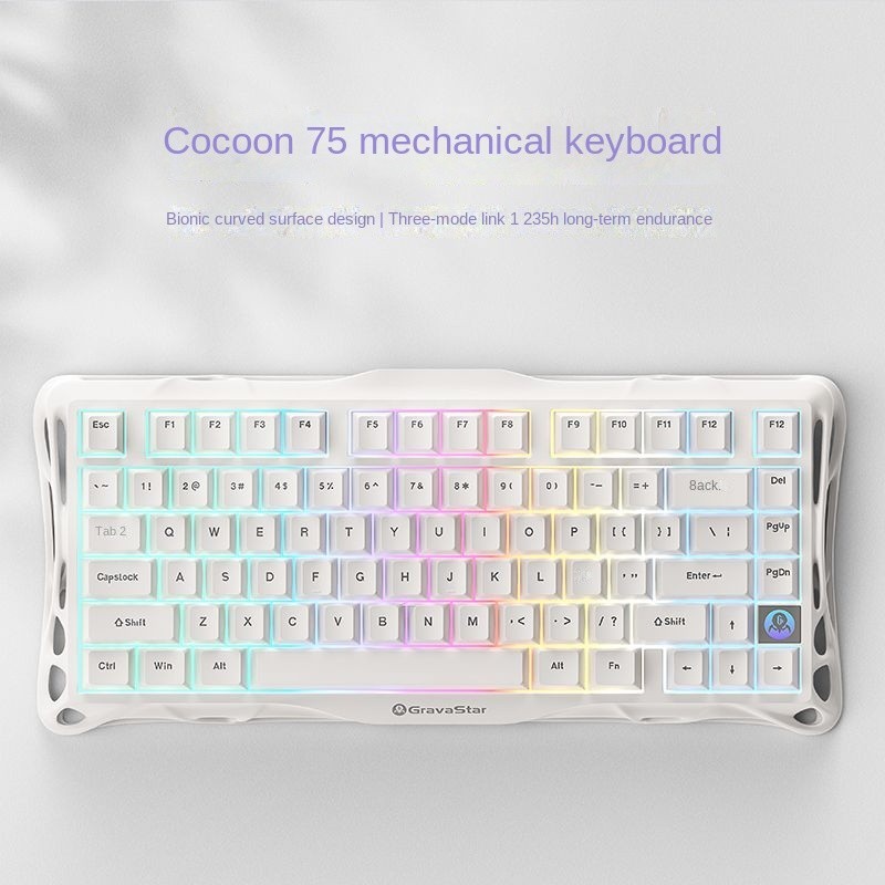 Gravastar Cocoon Breaking 75 Mechanical Keyboard Three-Mode Customized ...