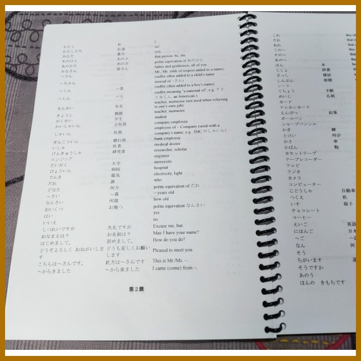 Minna No Nihongo Lesson 1 To 50 Vocabulary Shopee Philippines
