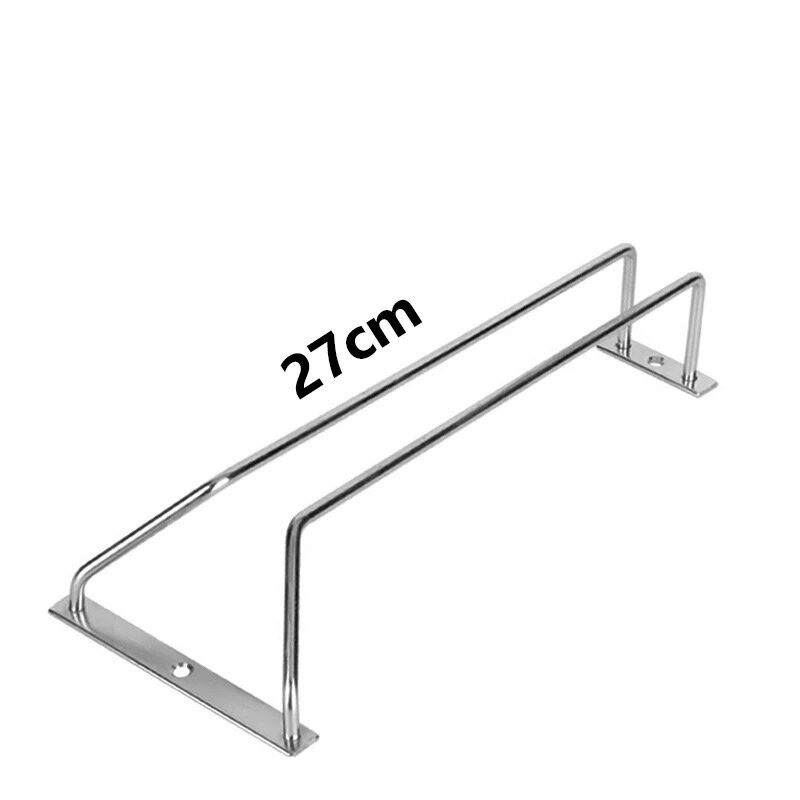 27CM Wine Glass Rack Under Cabinet Wine Glass Holder Stainless Steel ...