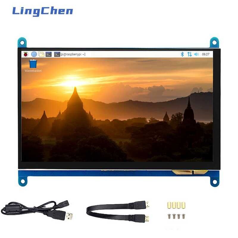 Raspberry 1024x600 Pi Display for 4 3B Windows Toucreen 7 Inch Mini ...