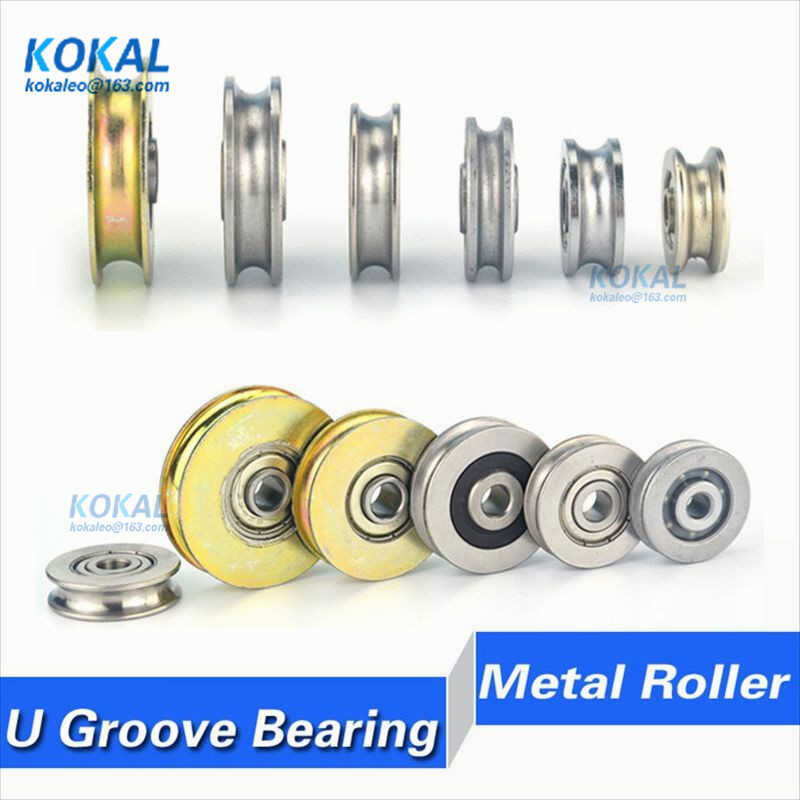 High 5 Quality Non Standard Chrome R15 U Groove Guide Wire Track Pulley ...