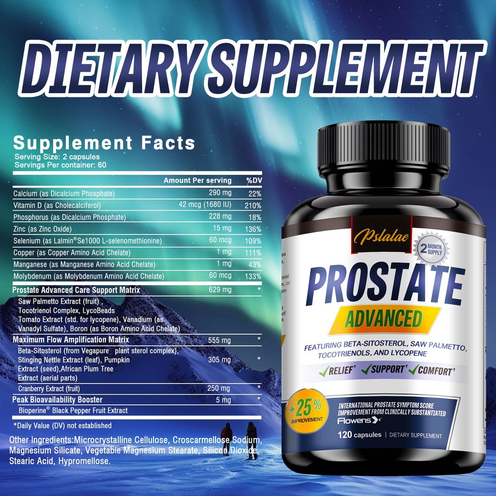 Prostate Care Capsules - for prostate health, urinary support - with ...