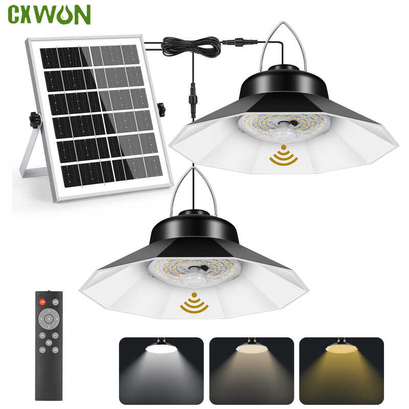 With Pendant Lights Sensor Shed Lamp Indoor Remote Daytime Available ...