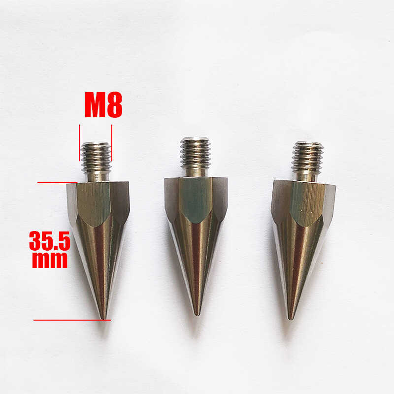 Thread M8 Steel Point Pole for Surveying Prism pole and GPS RTK GNSS ...