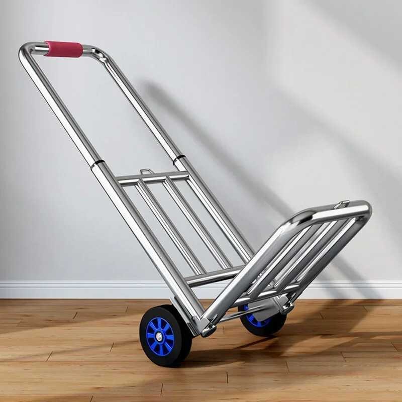 2024Portable Folding Shopping Hand Cart Express Dey Carrying Capacity ...
