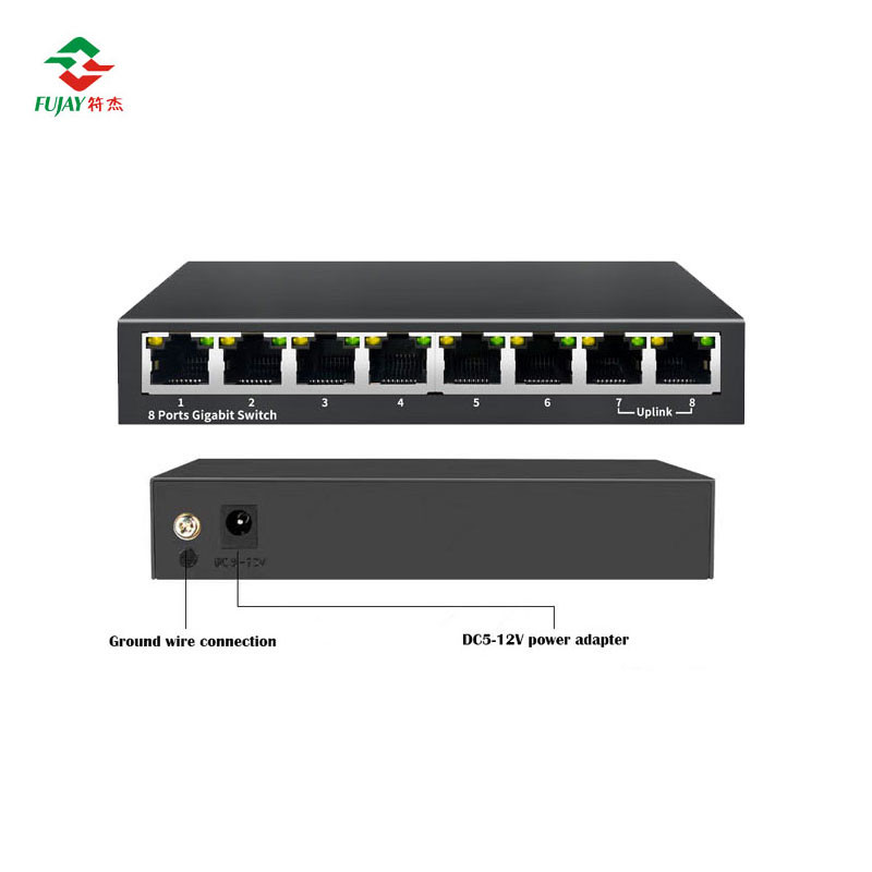 Ethernet Switch 8 Port Rack Mount Rj45 8-port Poe Switch Gigabit ...