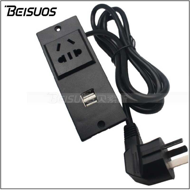 New national standard 5-hole socket with dual USB and national standard ...