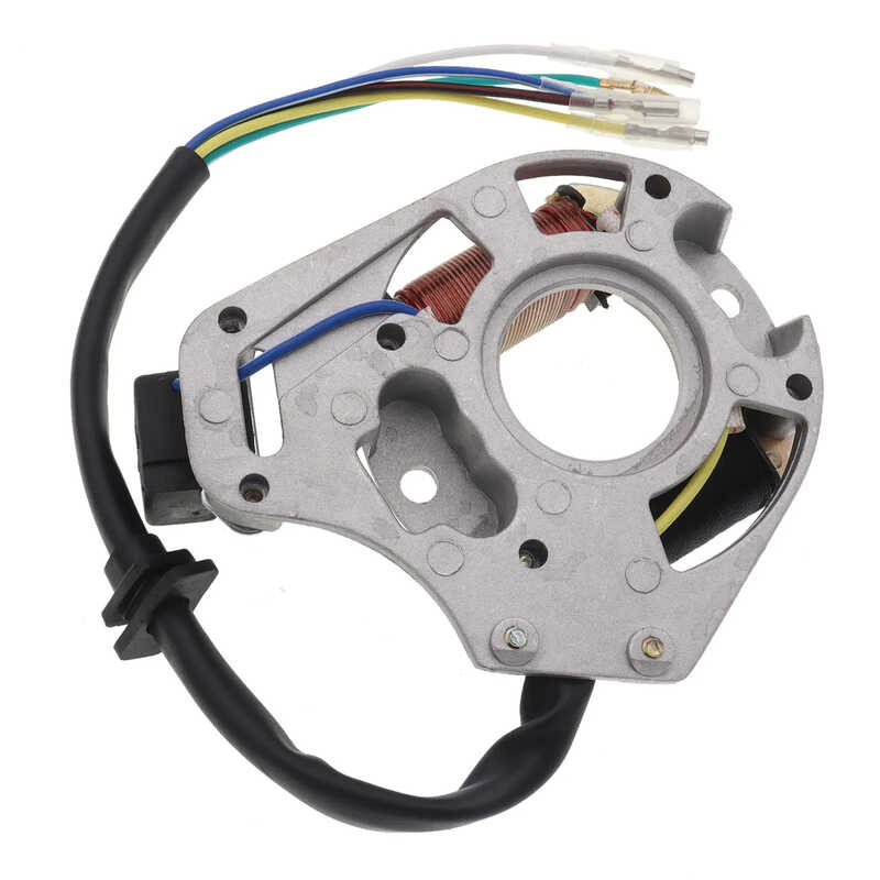 2 Coils Magneto Stator Plaat Magneto Stator Bobine Ontsteking Magneto Past Lifan 50cc 70cc 110cc 125cc SSR Bit Motorfiets