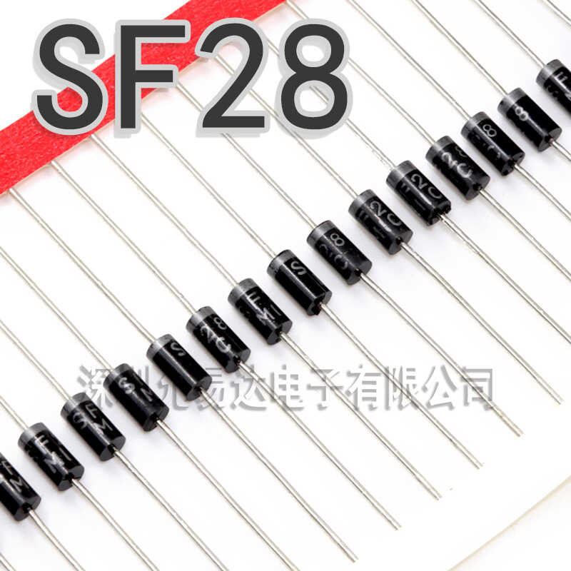 SF28 DO-15 direct insertion diode 2A 600V | Shopee Philippines