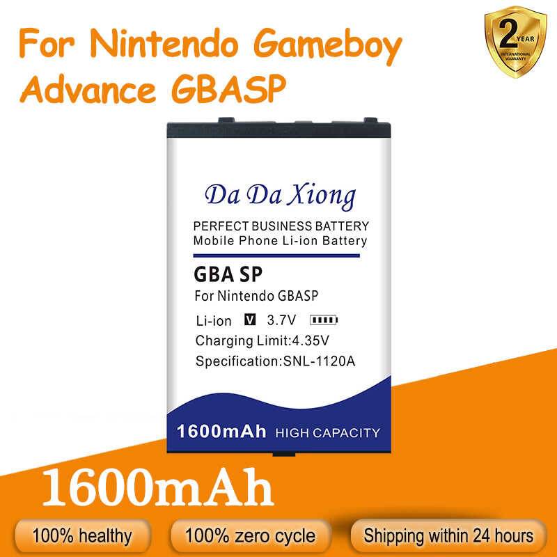 397 Ah GBA SP Battery For Nintendo Gameboy YIQI Advance GBASP | Shopee ...