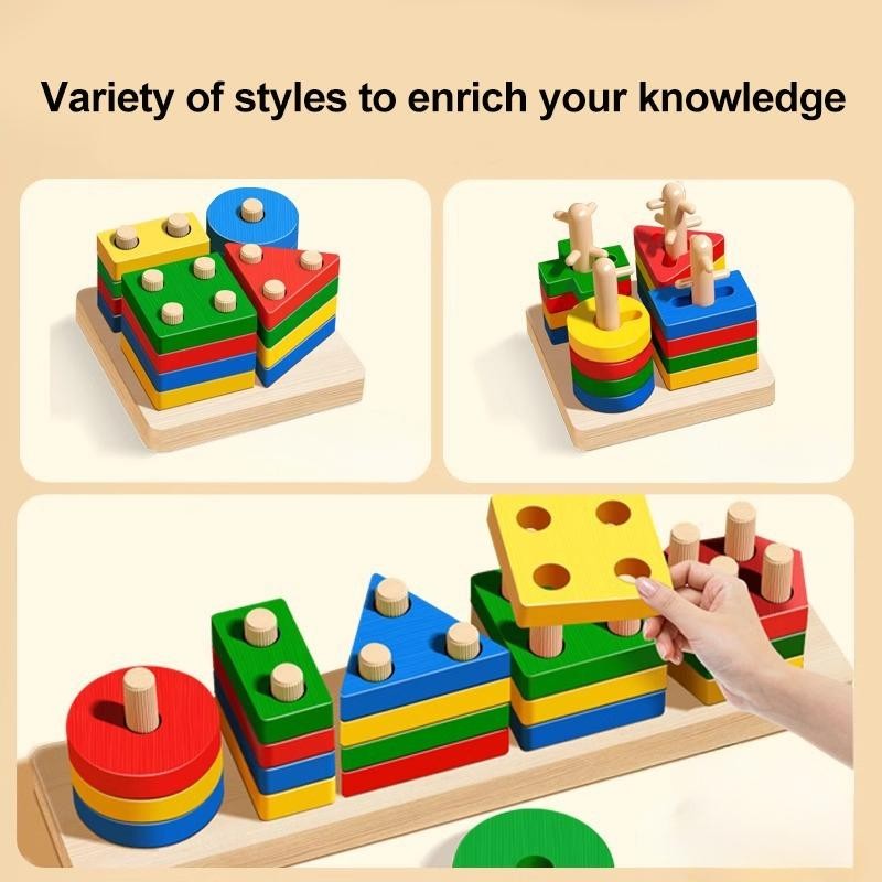 Puzzle Toys - Educational Wooden Puzzles for Kids | Shape & Color ...