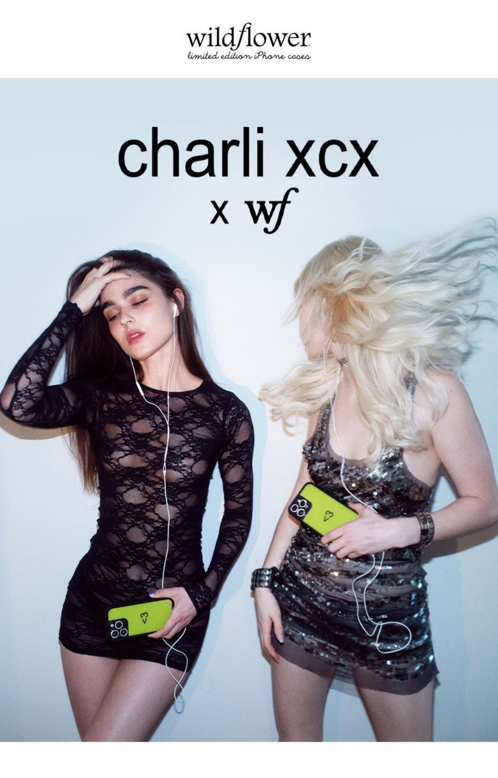 Coque IPhone 15 Pro Max Wildflower Cases – Collection Charli XCX BRAT, Neuf, Bumper Surélevé