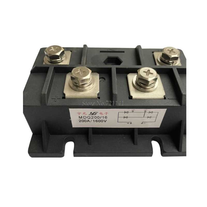 Series Single Phase Bridge Module Mdq200a 200A Amp 1600V 1-Phase Diode ...