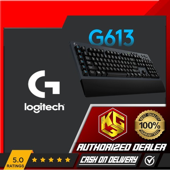 Logitech G613 Wireless Mechanical Gaming Keyboard, LightSpeed, ROMER-G ...