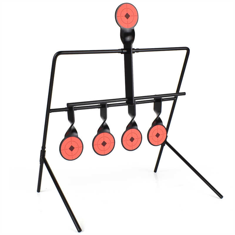 Rotating zlangsports Metal Target Stand 4+1 Shooting Training Iron ...