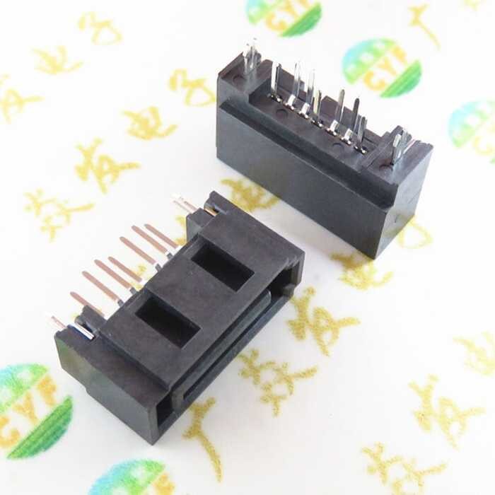 SATA 7P vertical SATA female hard drive interface socket, vertical ...