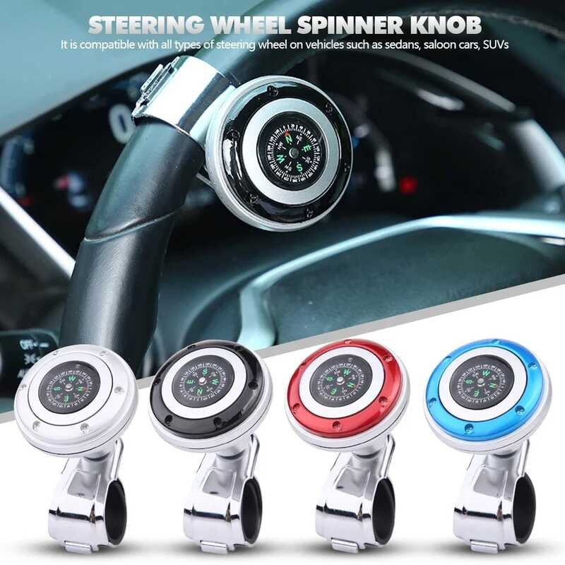 Button Spinner Na May Kompass 360-Degree Power Handle Ball Para Sa Car ...