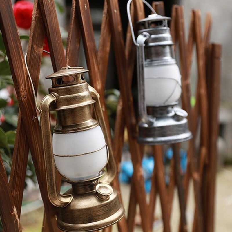 Portable Retro Lantern Outdoor Camping Kerosene Without Remote Control 