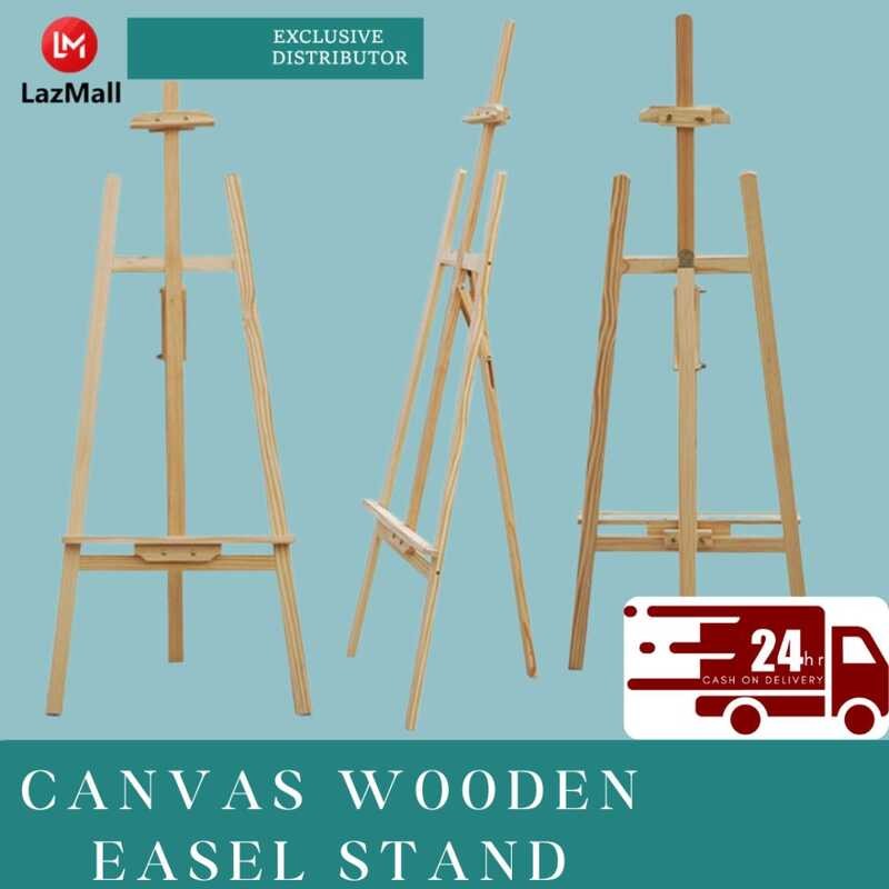 Wooden Easel Stand Floor-Standing Painting Poster | Shopee Philippines