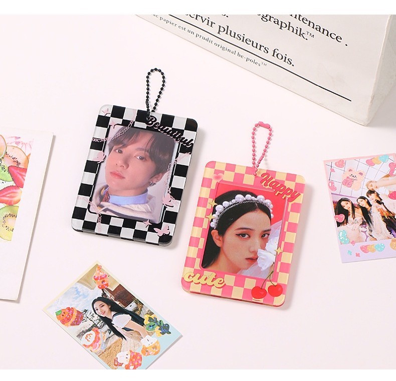 Wholesale Custom Acrylic Toploader ID Photo Card PC Holder Standee ...