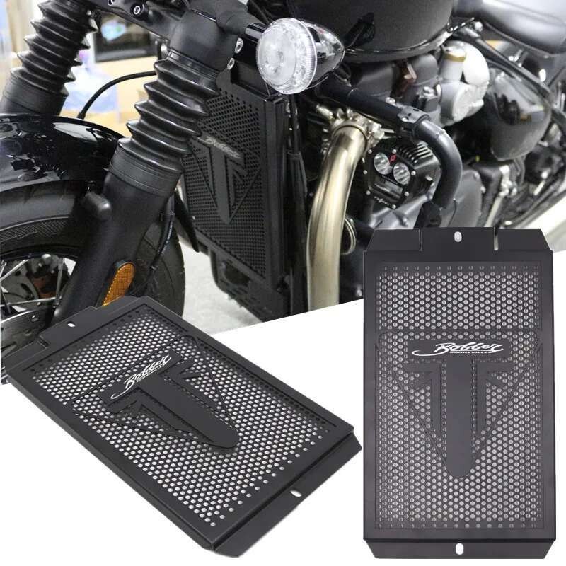 Bảo Vệ Két Nước CNC, Che Két Nước CNC Triumph Bonneville T100 T120 Bobber Street Scrambler I.137014083
